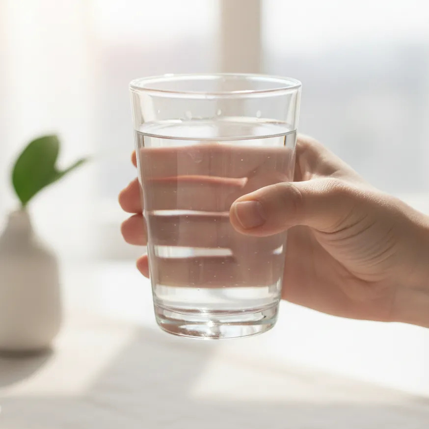 Glass of water